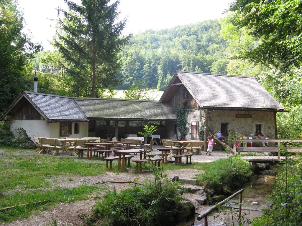 ホテル Garni Haus Jagerwirt フシュル・アム・ゼー エクステリア 写真